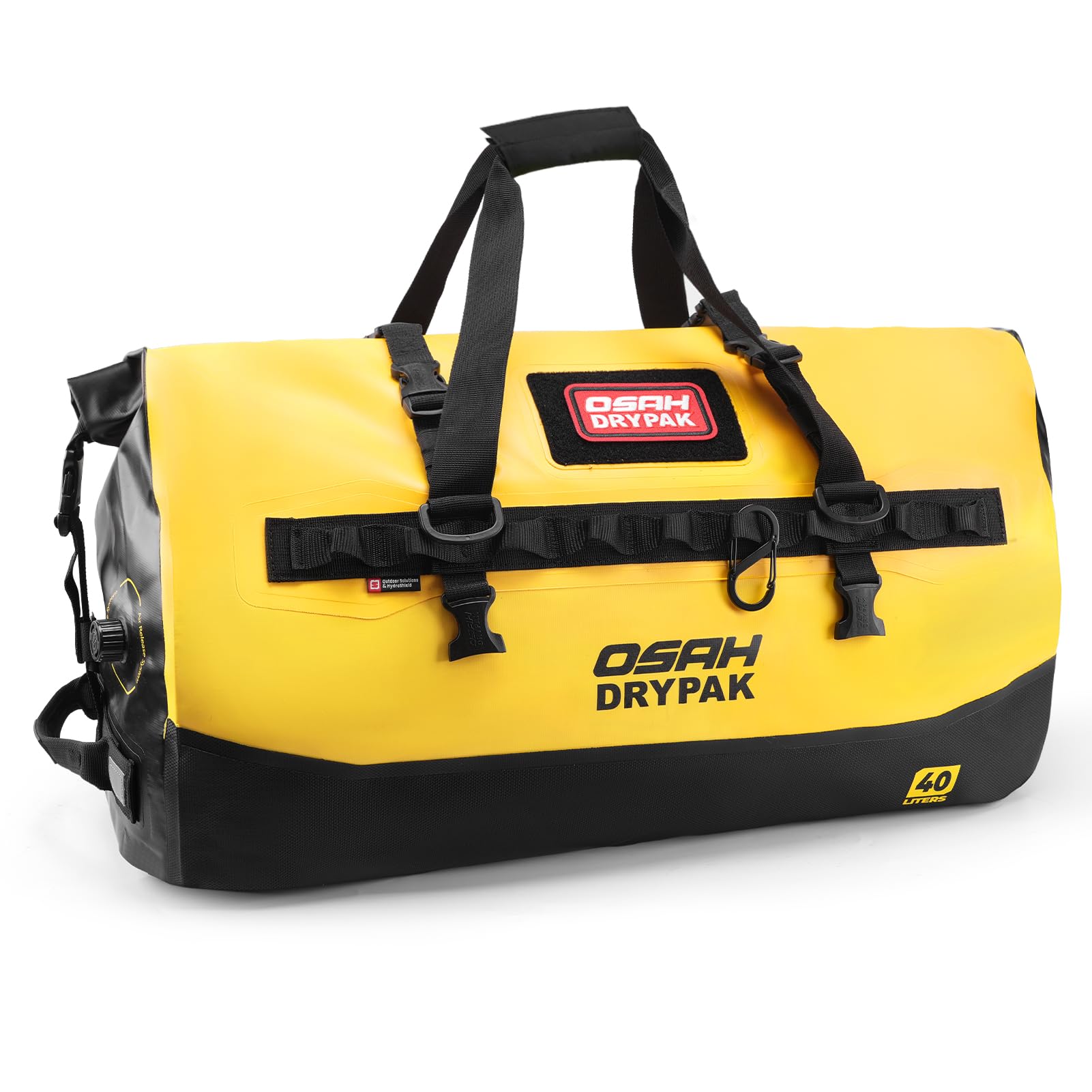 OSAH DRYPAK Waterproof Duffel Bag 25L/40L/60L – Heavy-Duty Motorcycle Tail Bag, Roll-Top Dry Bag for Travel, Camping, Boating, Kayaking, Outdoor Adventure