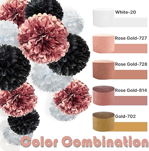 Vista 87 de PartyWoo Serpentinas de papel crepé verde, 6 rollos de 492 pies, paquete de papel crepé verde bosque esmeralda cazador para graduación, Navidad