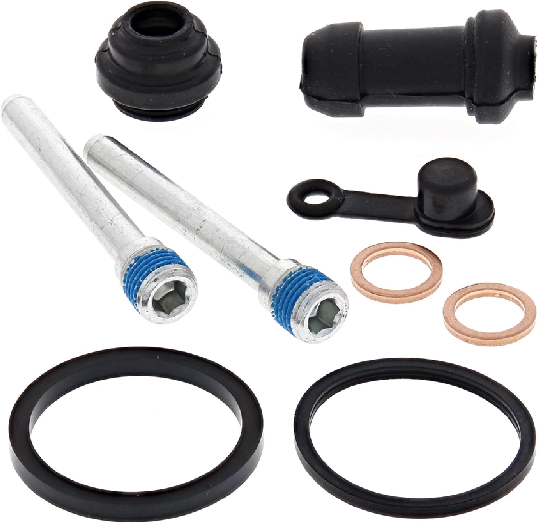 All Balls Racing 18-3001 Caliper Rebuild Kit Compatible with/Replacement For Kawasaki KX 65 2000-2022, Suzuki RM65 2003-2005