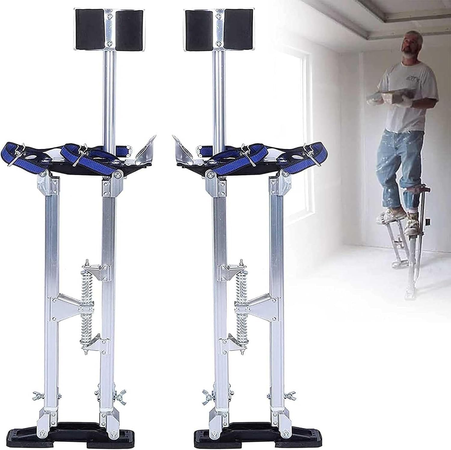Szczotki robocze (budowniczowie płyt kartonowo-gipsowych, tynkarskie, malarz, narzędzie, stop aluminium, profesjonalny regulowany pasek, narzędzie malarskie do płyt kartonowo-gipsowych, sufitowych,