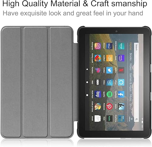 Miniatura 4 de Funda para tableta Tienda Kindle Fire 7 20192017 de 97 generación, piel sintética, delgada, con soporte, funda protectora de TPU a prueba de golpes,