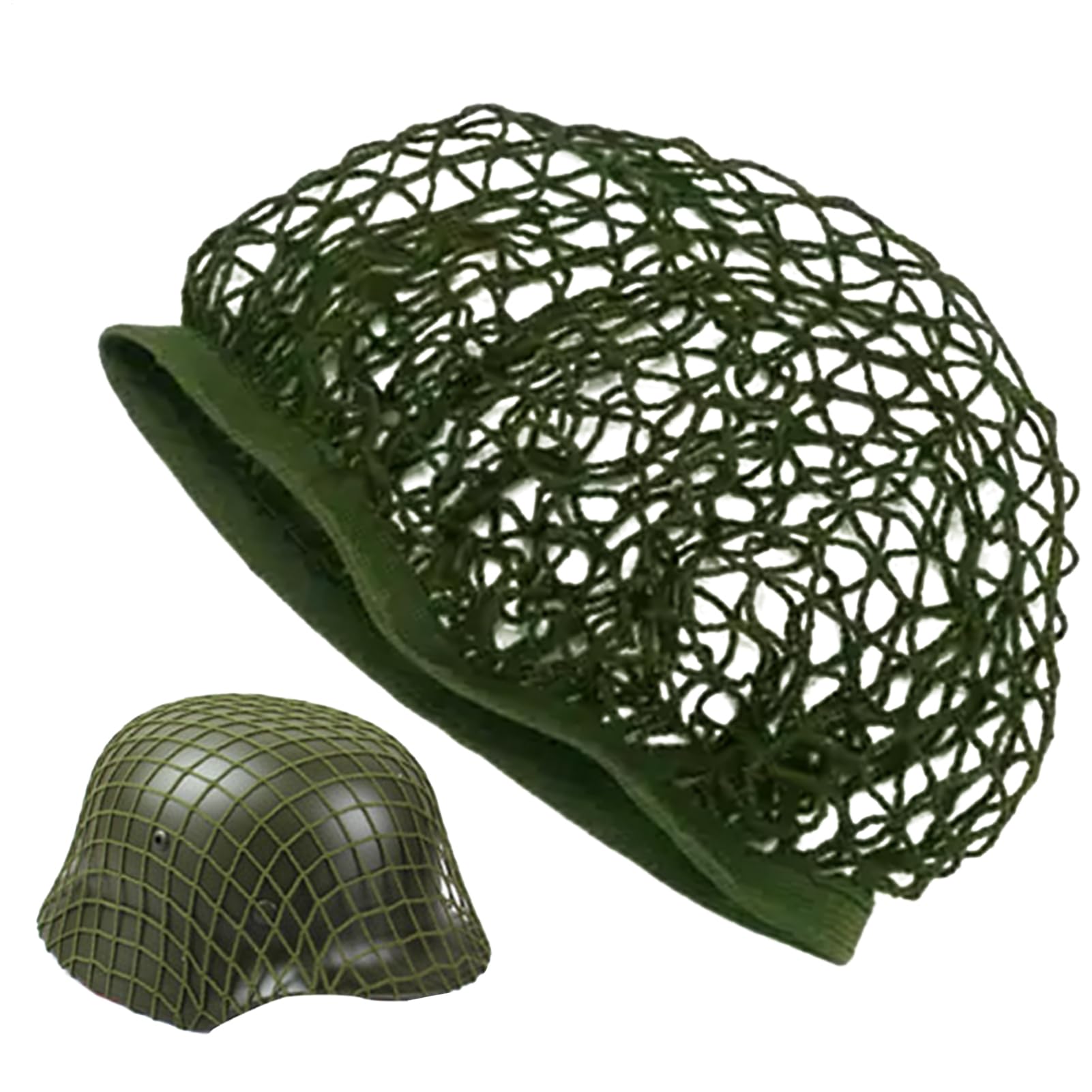 Casco de red de malla | Cabeza de red de camuflaje - Diseño de malla densa | Casco de camuflaje de utilería, cubierta con banda elástica para cascos militares, funda para cascos de airsoft