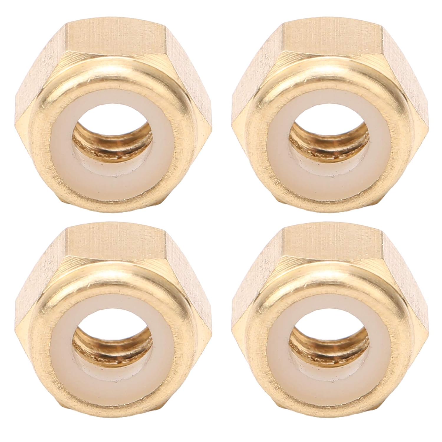 Self‑Locking Nut, Corrosion Proof Pure Copper Deep Thread Nut Fastener