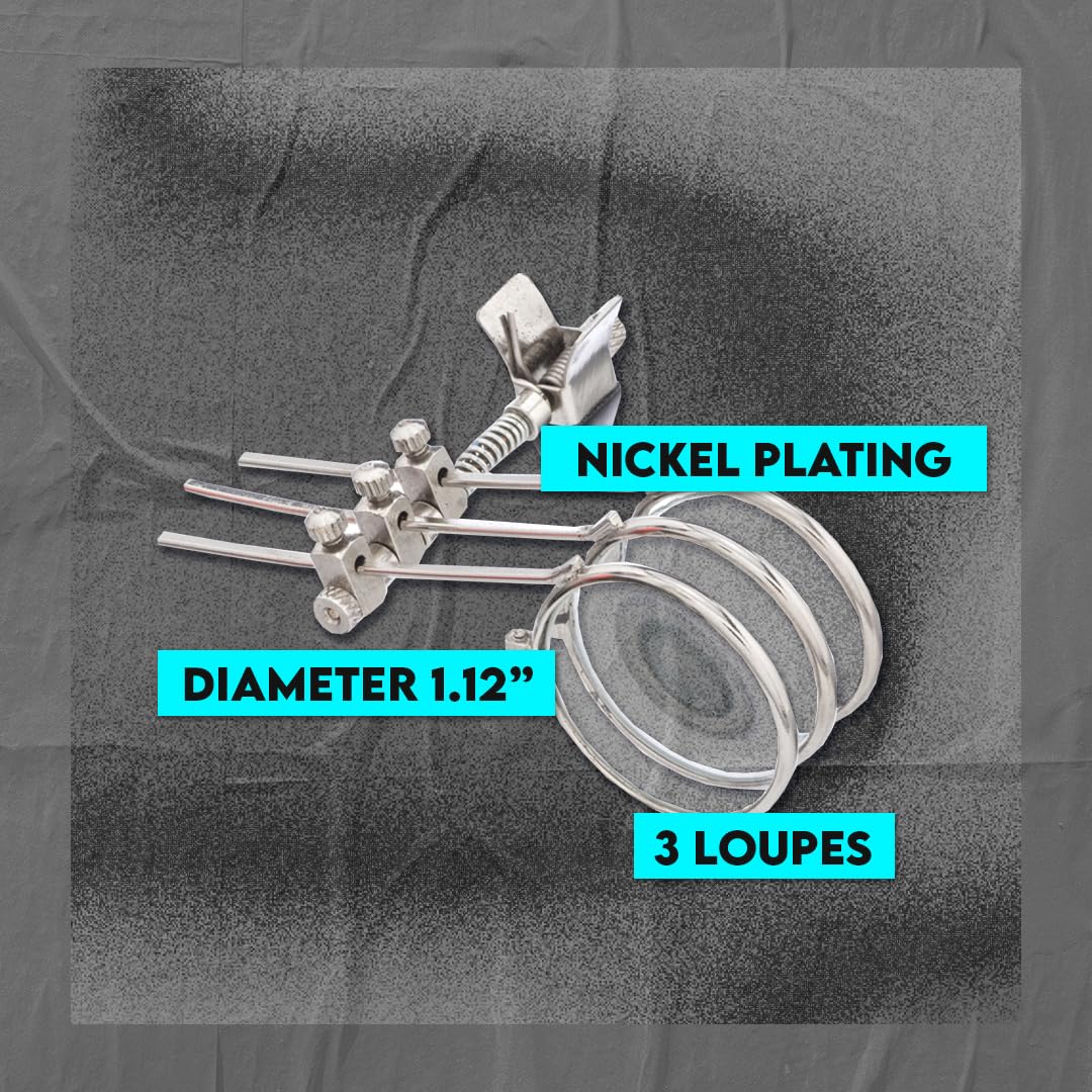 Se mi129 – 333, 3,3 x 6,6 x, 9,9 x Magnification Triple Lente Lupa