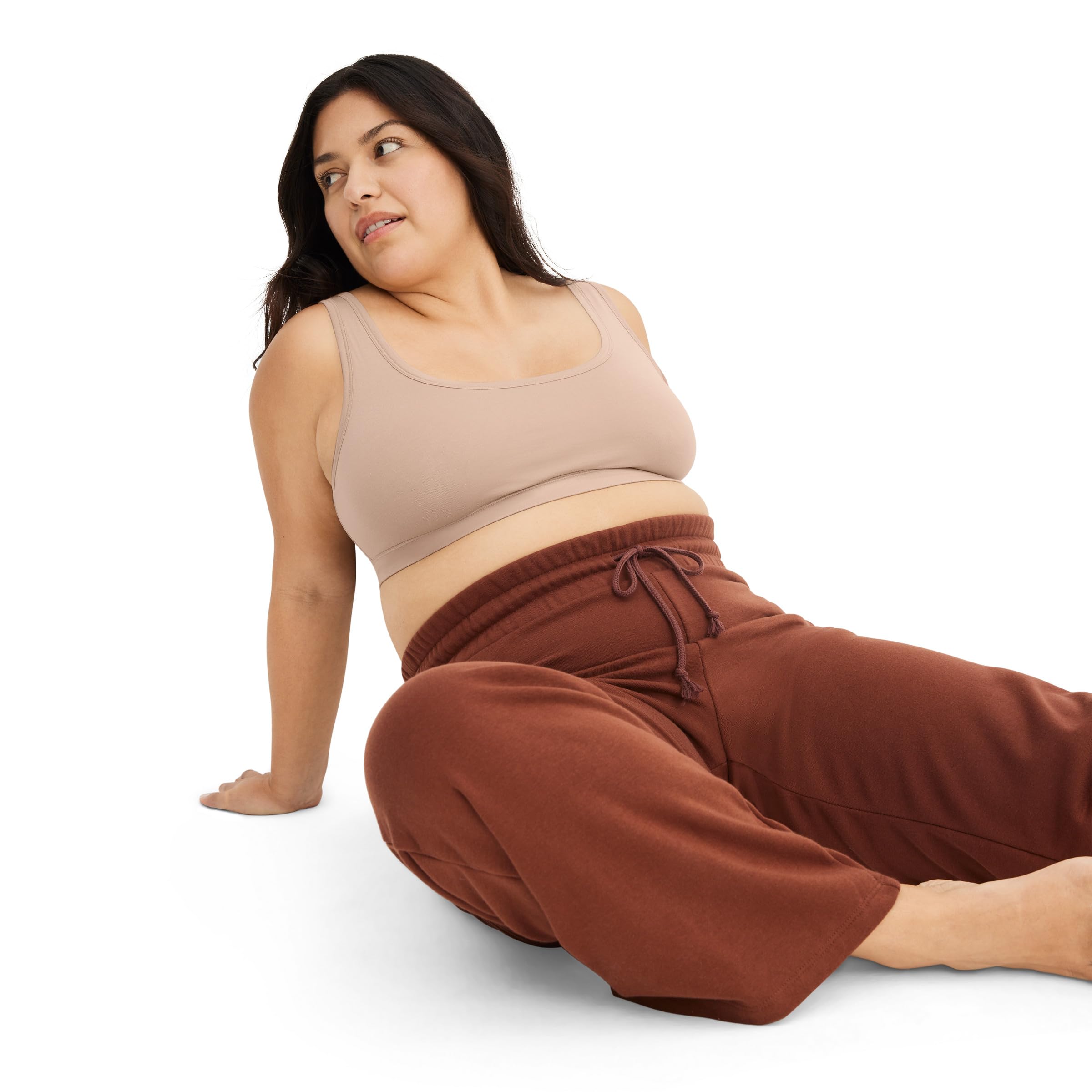 Jockey Sujetador de mujer de algodón orgánico elástico tirantes bralette