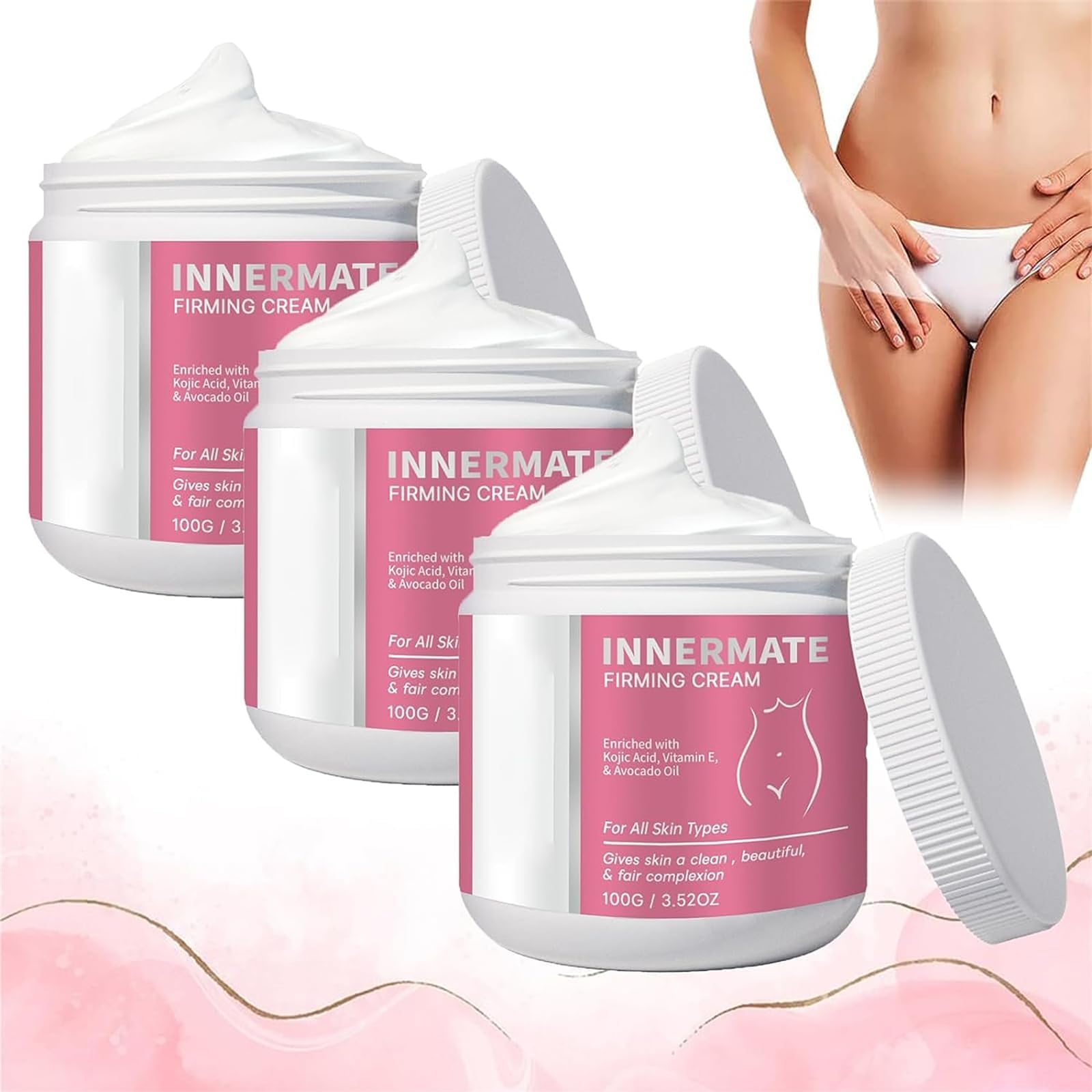 Intimate Area Skin Lightening Cream,Skin Bleaching Cream For Private Area,Bikini Area Lightening Cream,Dark Spot Corrector Cream For Inner Thigh,Bikini Line,Armpit