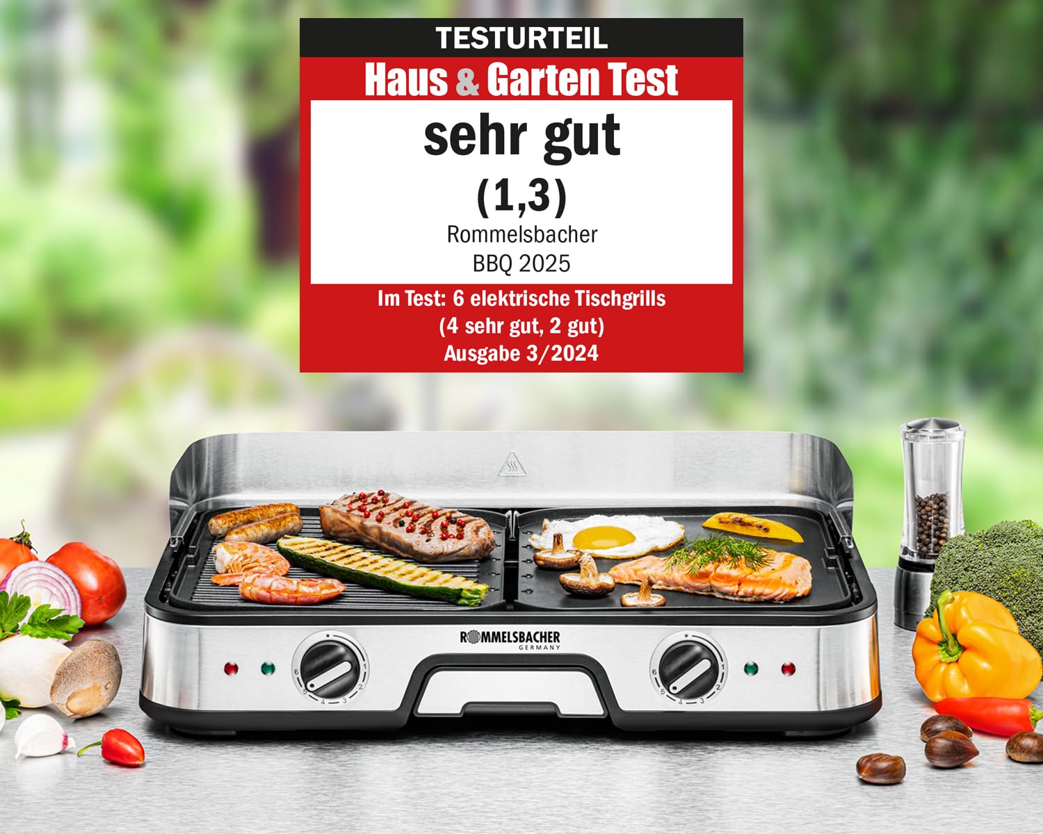 Rommelsbacher Bbq 2025 Elektrisk Grill