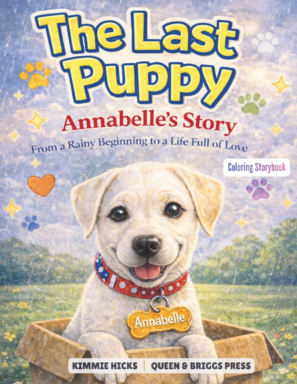 The Last Puppy: Annabelle’s Story: From a Rainy Beginning to a Life Full of Love (Rescue Stories You Can Color)
