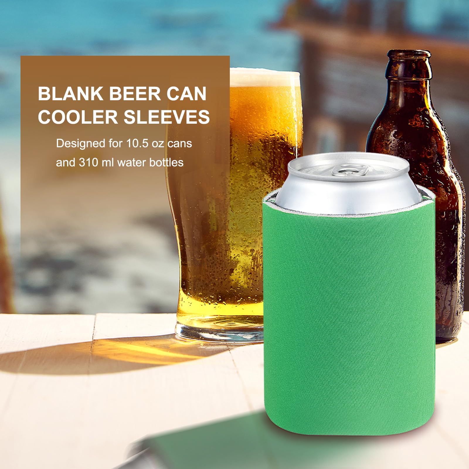 PATIKIL Blank Beer Can Cooler Sleeves - Image 3
