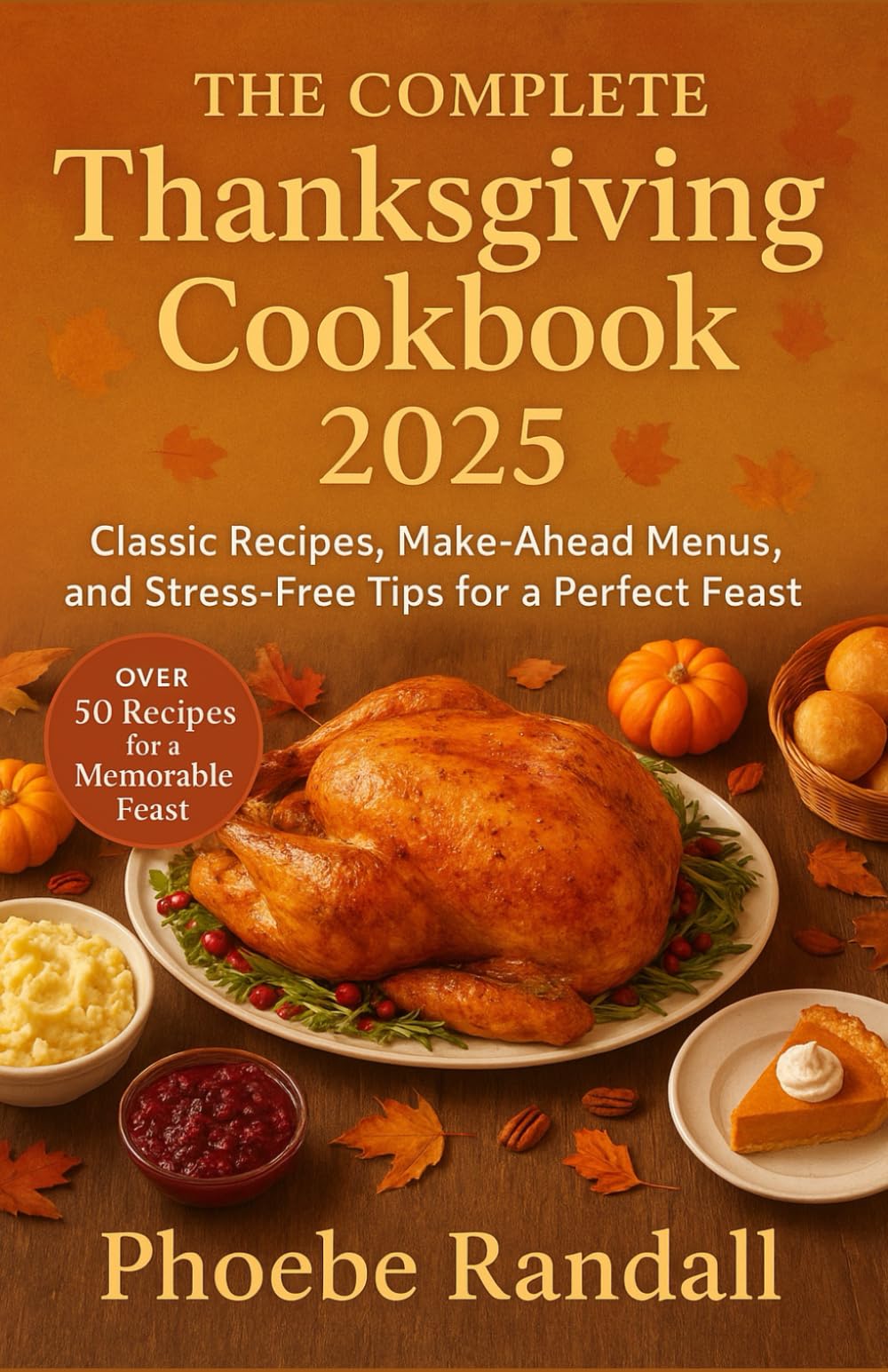The Complete Thanksgiving Cookbook 2025. Classic Recipes, Make-Ahead Menus, and Stress-Free Tips for a Perfect Feast: Over 50 Recipes for a Memorable Feast