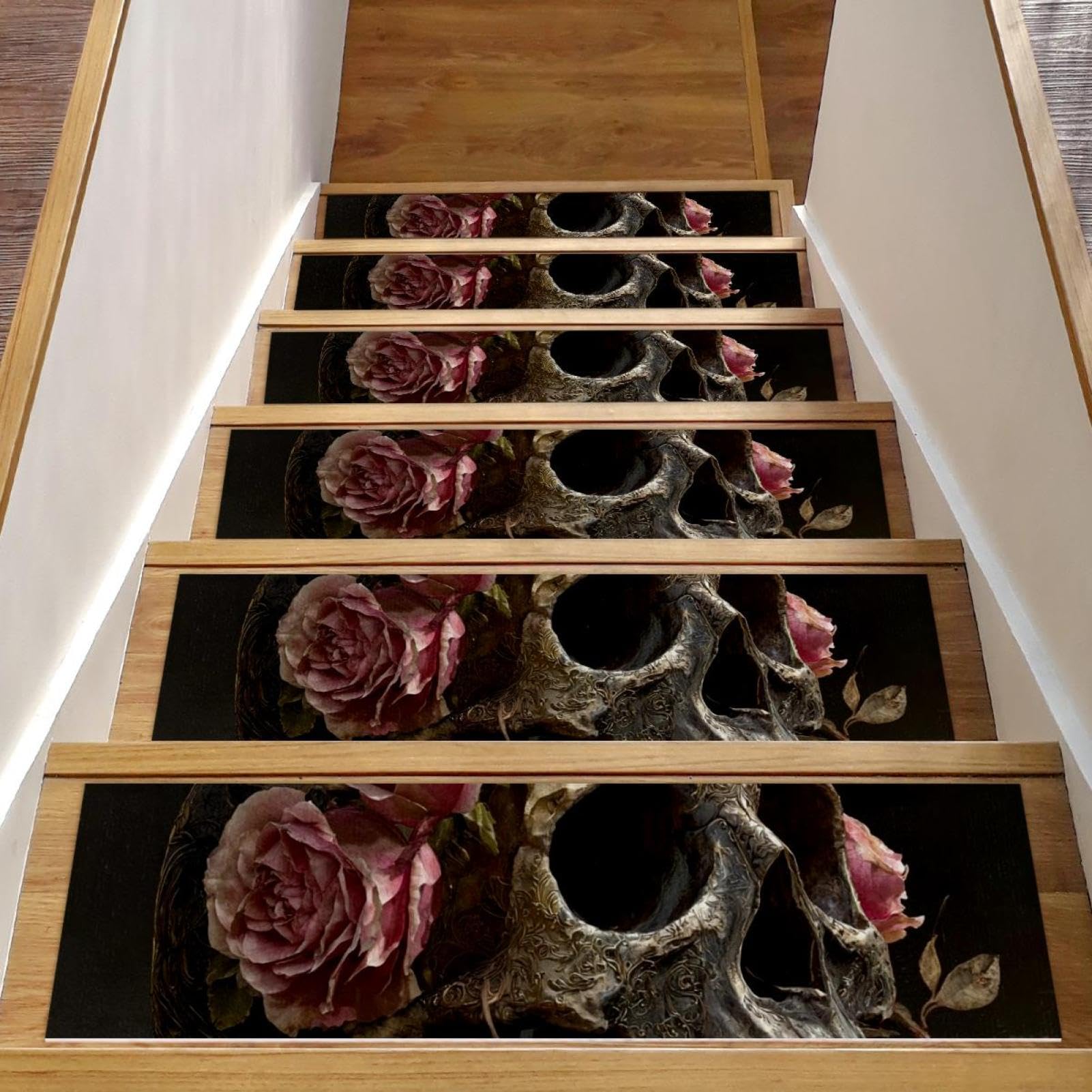 Tapis d'escalier antidérapants à motif rock pour sublimer votre décoration