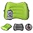 Crisonky Camping Pillow - Inflatable Pillow - Travel Pillows for Backpacking & Airplane, Lumbar Support 2.0 Blow Up Pillow, Ultralight Compressible, Comfortable, Ergonomic Pillows (Light Green)
