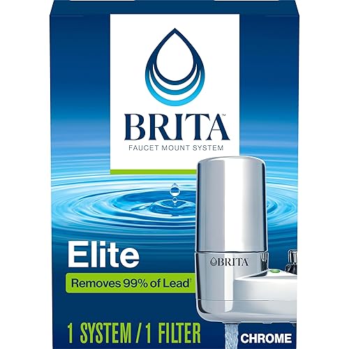 Vista 17 de Brita Sistema de filtro de agua para montaje en grifo, cromo, filtración sin espera, fácil instalación, filtro de agua multiusos para cocinas, baños