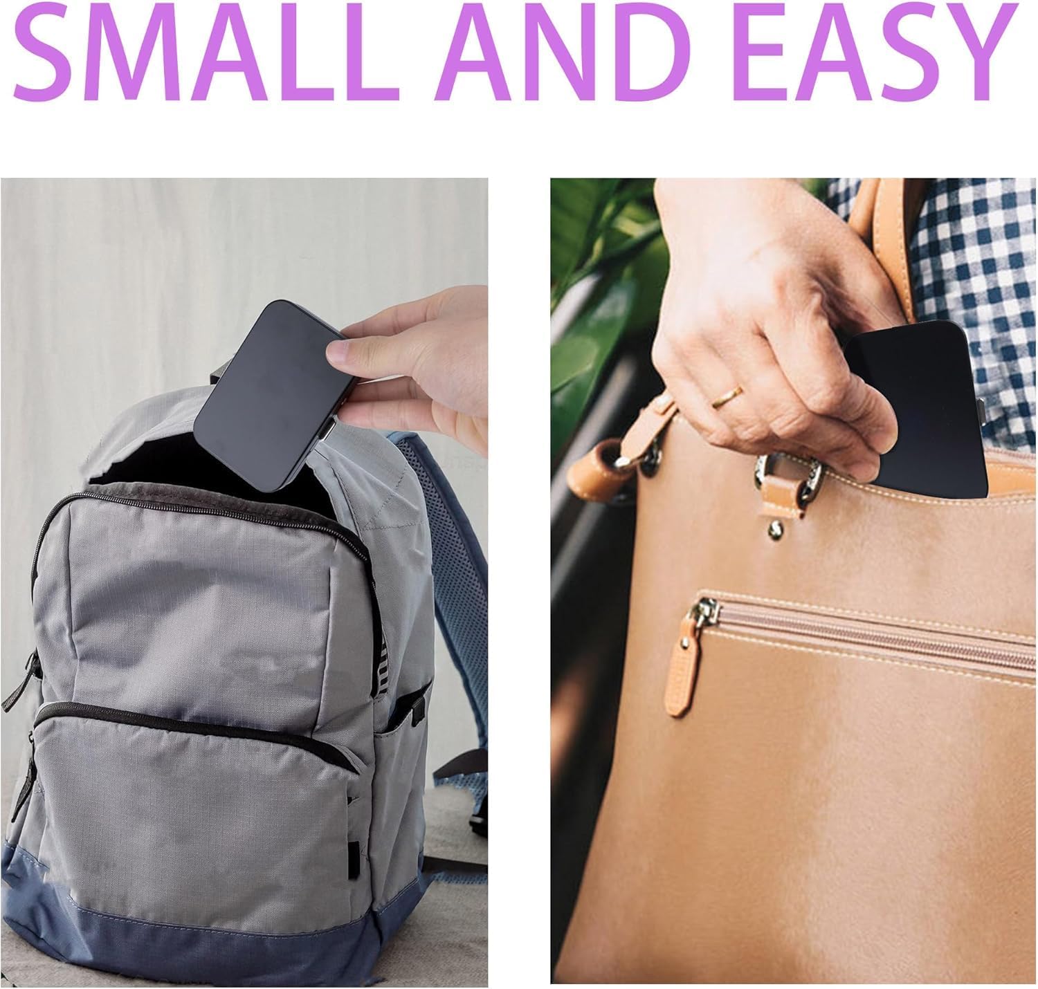 2Pack Dental Floss Portable Case with Mirror,Refillable Portable Floss Pick Holder Container,Small Floss Dispenser for Travel, Dates,Dinners and Hotels(Black) - Image 3