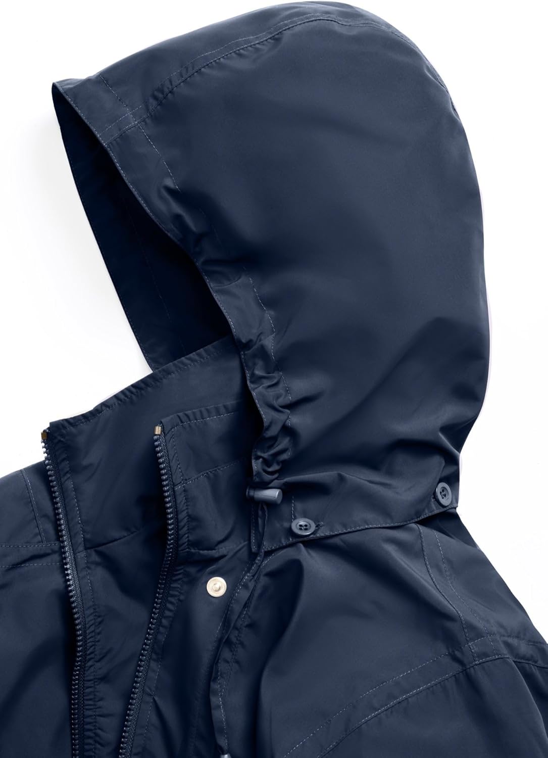 Woman Within Plus Size Taslon Anorak Jacket With Removable Fleece Lining
