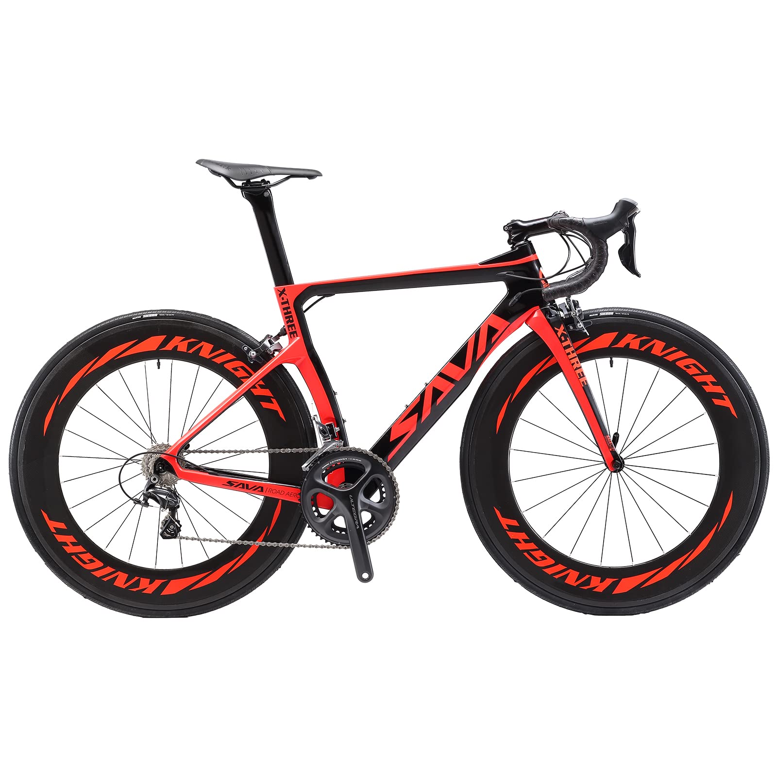 SAVADECK Phantom 2.0 Carbon Fiber Road Bike 700C Carbon Frame Racing Bicycle with Shimano Ultegra 80