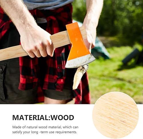 Miniatura 6 de DOITOOL Mango de repuesto de madera para campamento, 8 piezas, mango de hacha de 14.9 pulgadas, repuesto de mango de hacha de nogal, 15.0 x 1.7 in