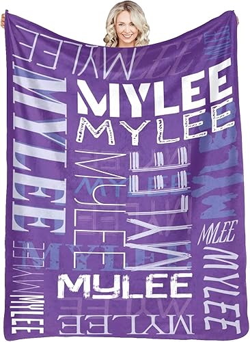 Dr.TOUGH Manta personalizada con nombre personalizado para bebé, niño, niña, niños y adultos