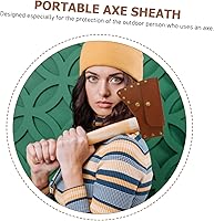 Vista 6 de Yardwe Funda para cabeza Funda portátil para camping Cubierta profesional para hacha de fácil acceso