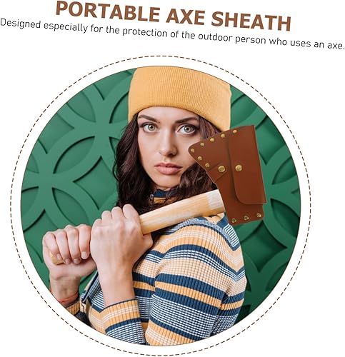 Miniatura 6 de Yardwe Funda para cabeza Funda portátil para camping Cubierta profesional para hacha de fácil acceso
