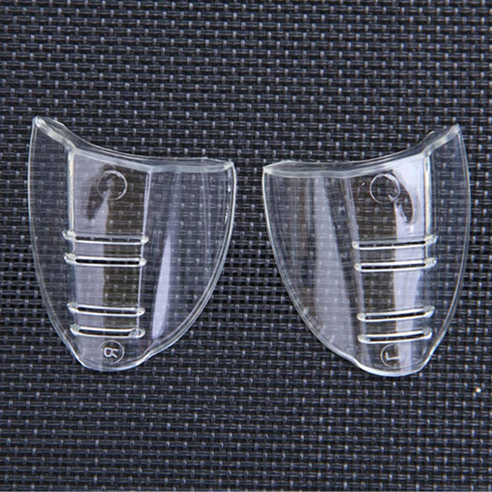20 pares de protectores laterales para gafas de seguridad, grandes, protectores laterales transparentes, se adaptan a marcos de gafas medianos a grandes