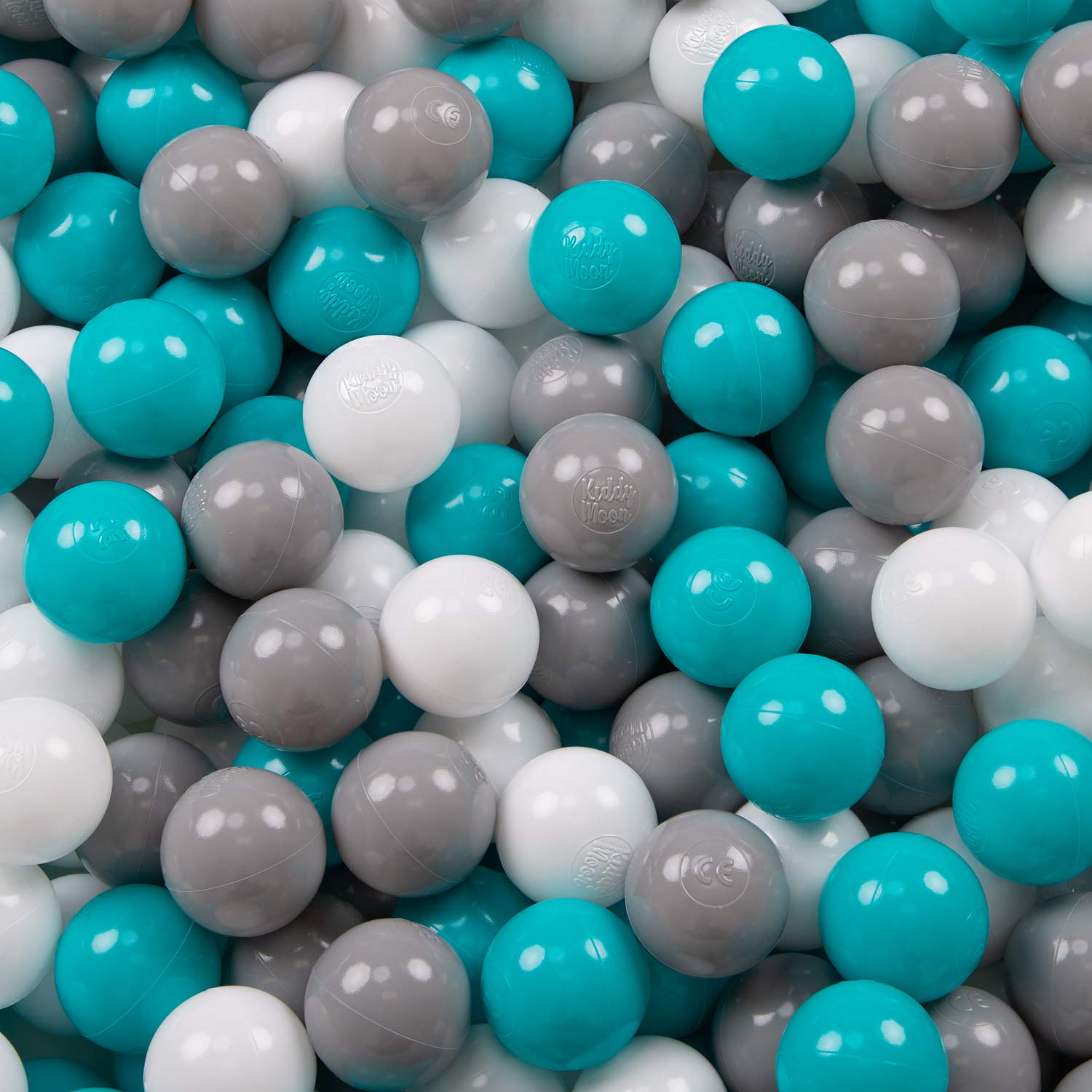 Petsona Opvouwbaar hondenzwembad met ballen, droog schuimballenbad, zacht badje voor honden, blauw: blauw/geel