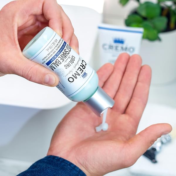CREMO - Cooling Post Shave Balm For Men | Refreshing Mint Formula | 118ml - 5