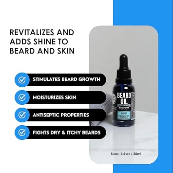 Rolda Beard Oil With Eucalyptus And Peppermint (1.05oz | 30ml)