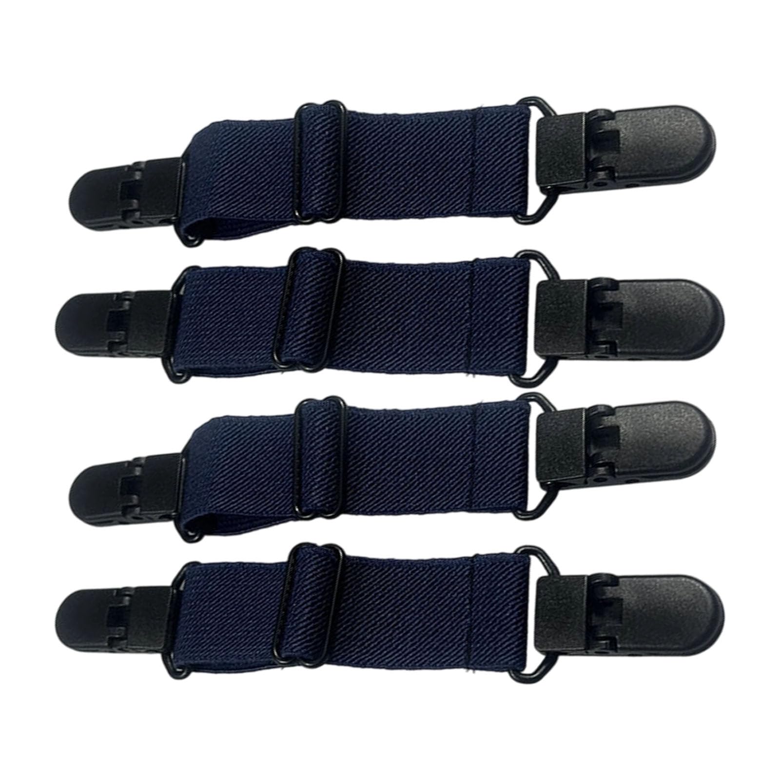 Flexible Elastic Straps Clip Fasteners Band on Any, Dark blue