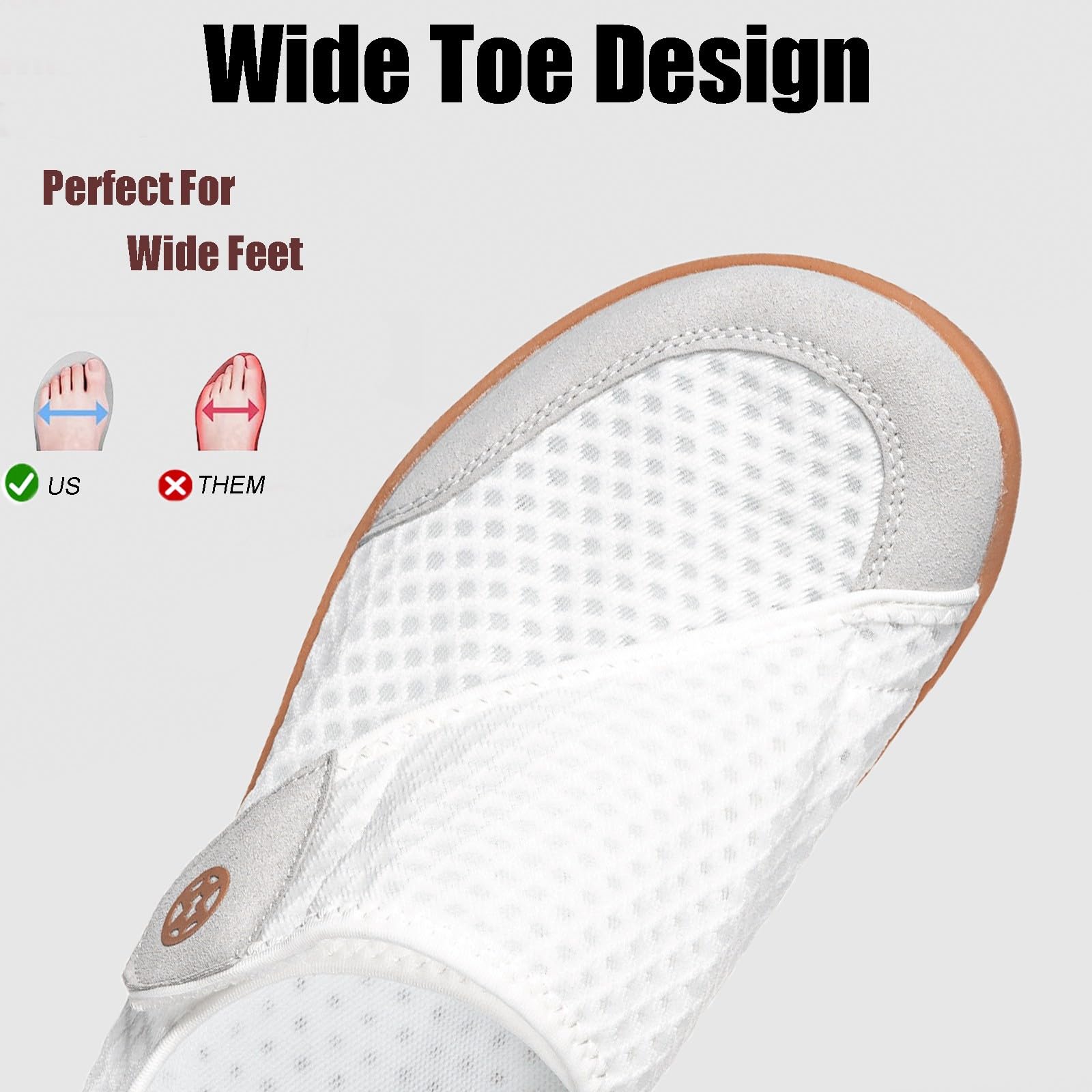 Zapatos Diabeticos para Mujer Hombre Extra Anchas Transpirables Ligero Antideslizante Ajustable Cómodo ortopédicos Zapatillas para Caminar Calzado Edema Artritis Ancianos Persona Mayor — view 3