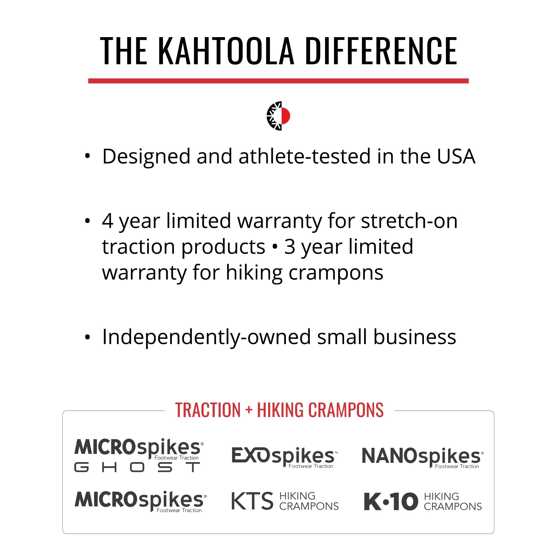 Kahtoola MICROspikes Ghost Chaussures d'hiver à Traction Ultra légères avec 12 Pointes pour la Course à Pied, la randonnée et la Marche sur Terrain glacé et Mixte