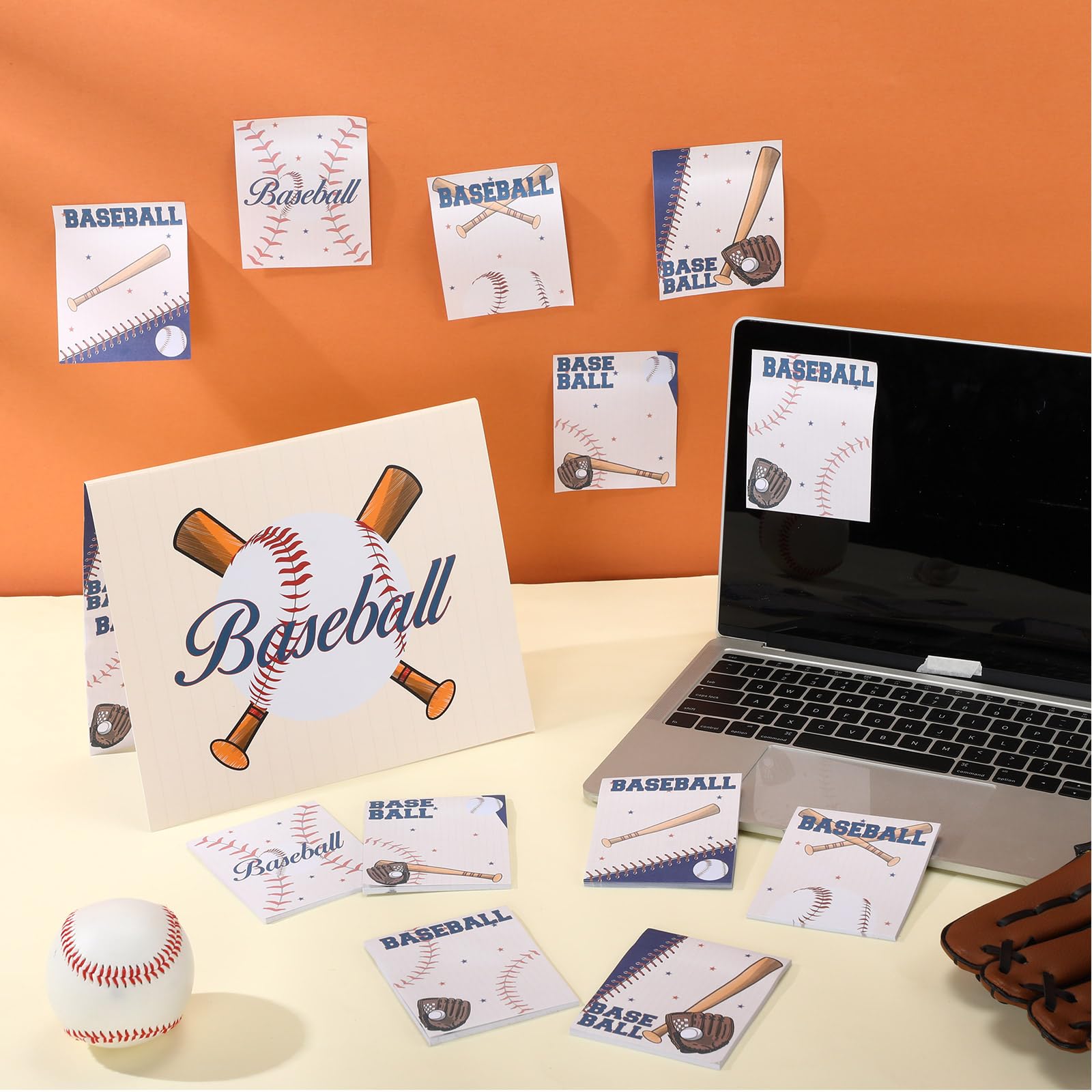 Karteczki samoprzylepne do baseballu, 6 szt
