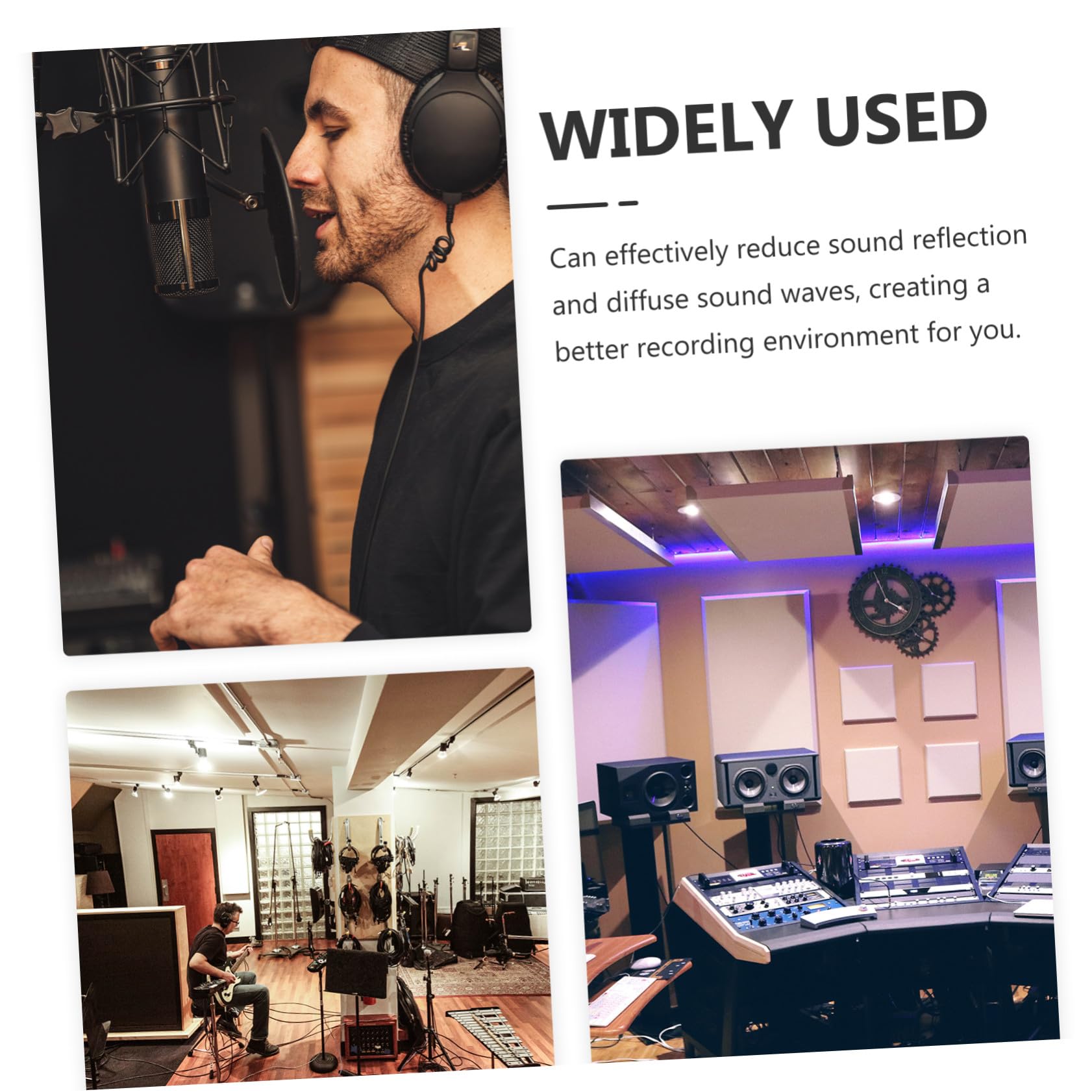 Faltbarer Mikrofon Windschutz mit Mehrschichtigem Noise Reduction Pops Filter aus Langlebigem Eisen und Akustisch Optimiert für Reine Aufnahme im Studio und Podcast