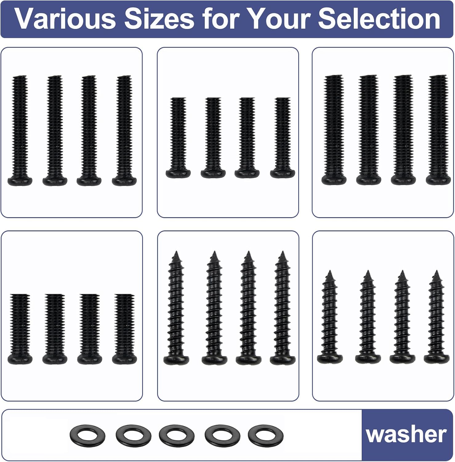 TV Mount Screws for Vizio TV Legs Screws, TV Stand Screw for Vizio 32" 40" 43" 50" 55" 58" 60" 65" TV, for Vizio V-Series D-Series HD LED HDR Smart TV Stand Legs Screw image 5