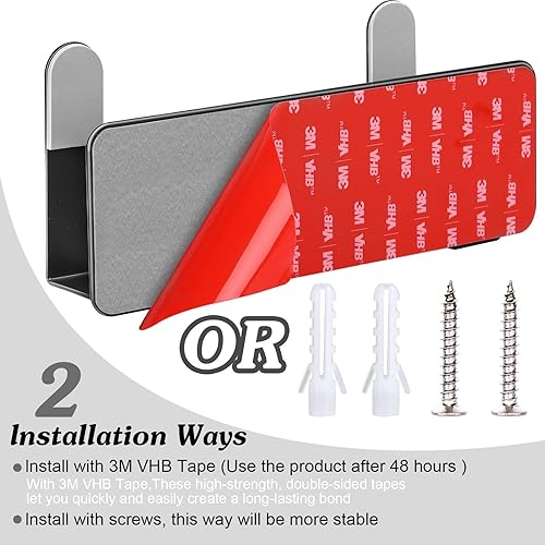 Miniatura 3 de YOUGRIDDA Estante para tapa de olla, soporte organizador de tapa de sartén de acero inoxidable 304 montado en la pared, autoadhesivo 3M, herramienta