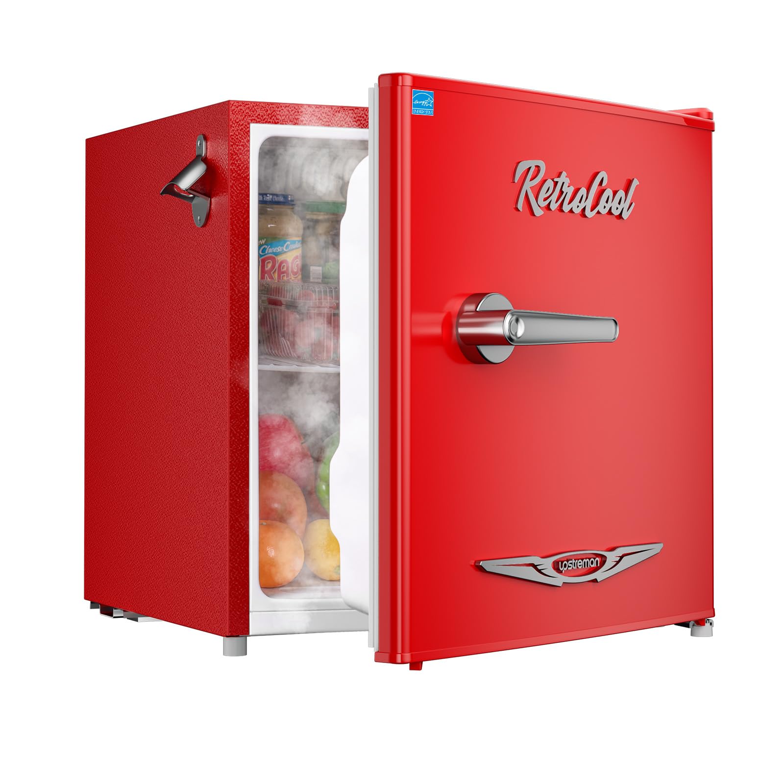 Upstreman FR17 PRO 1.7 cu ft Compact Fridge Red