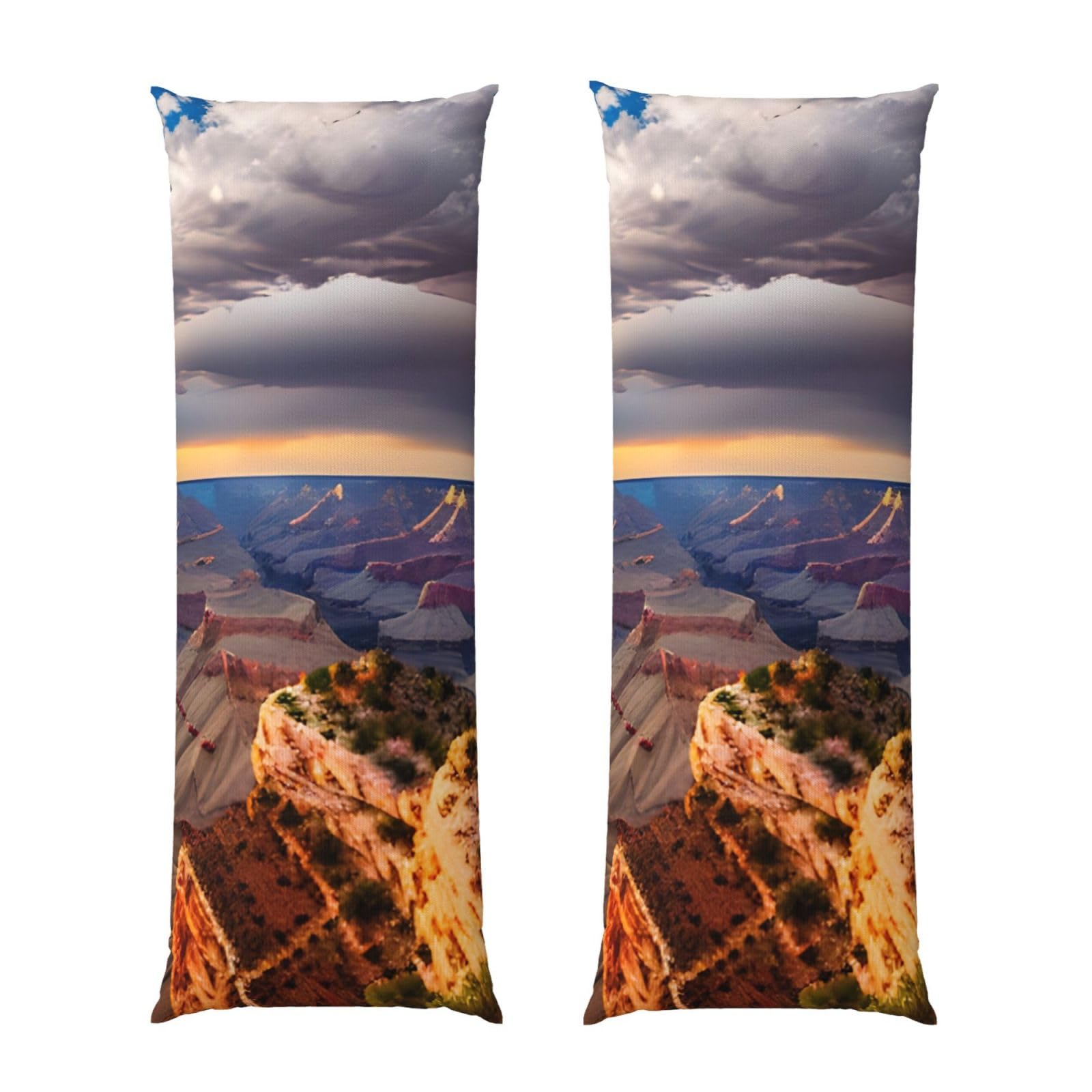 Housse de coussin lit motif Grand Canyon pour grand traversin 50x137