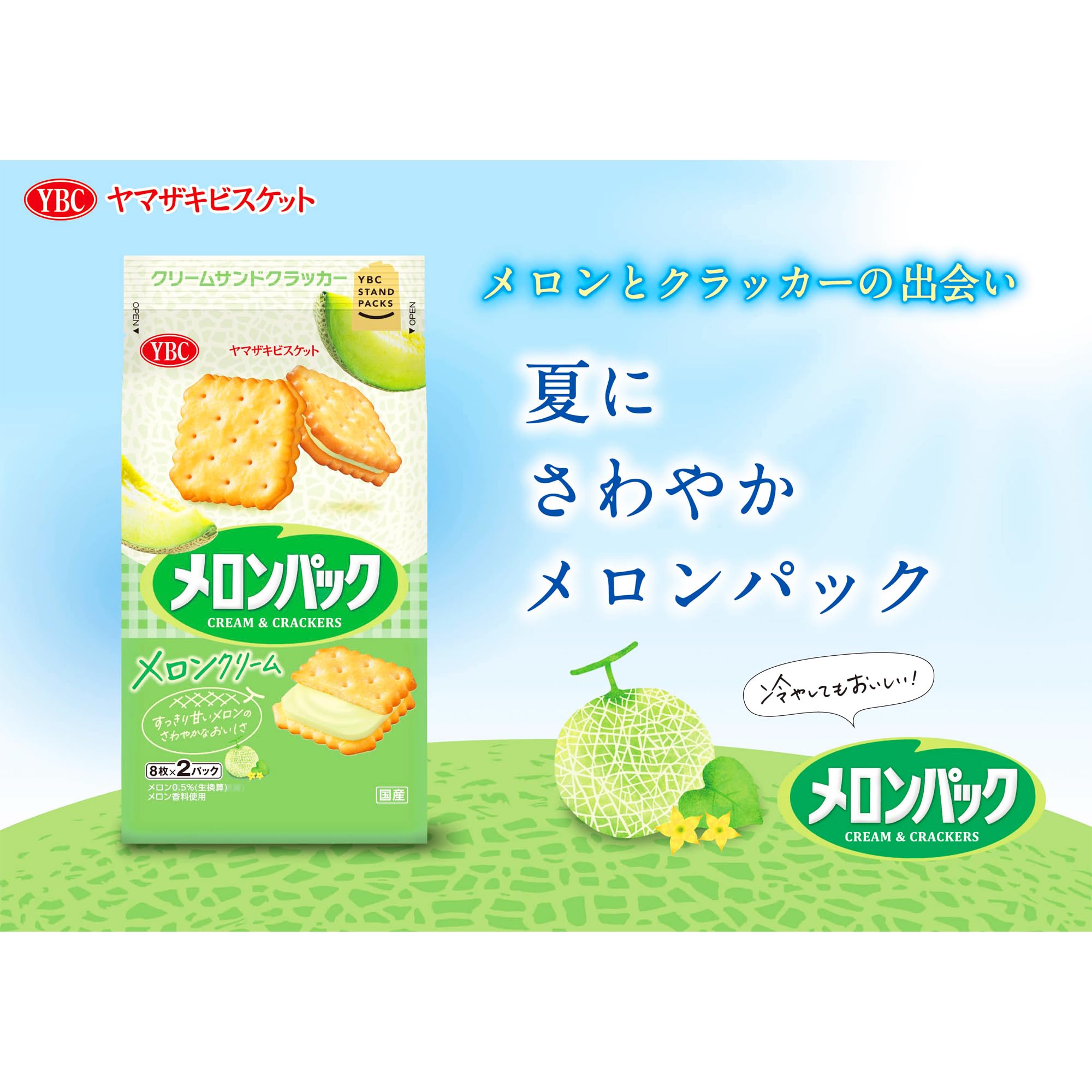 Amazon.co.jp: ヤマザキビスケット メロンパック 16枚×10袋 : 食品