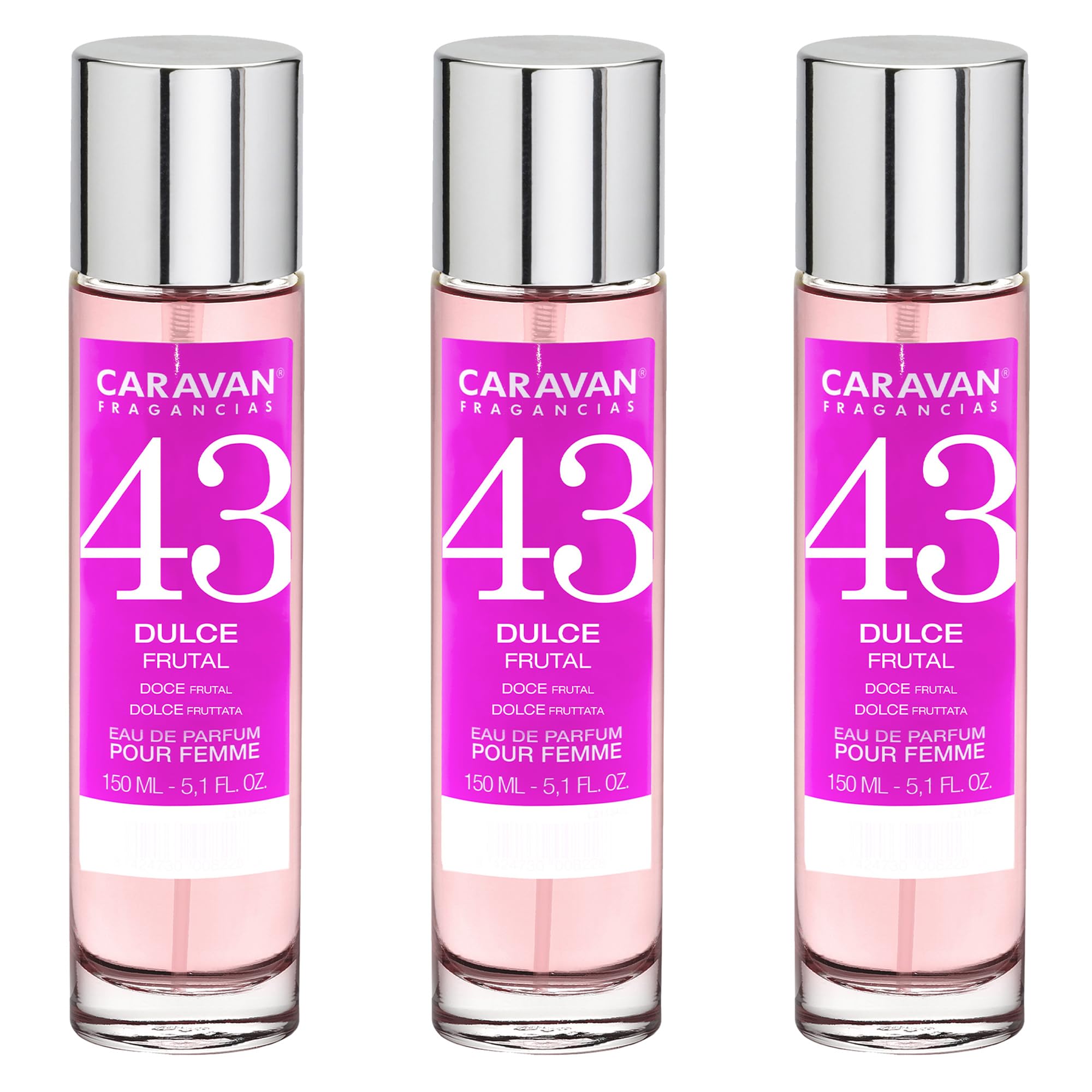 3x Caravan Perfume de Mujer Nº43-150ml.