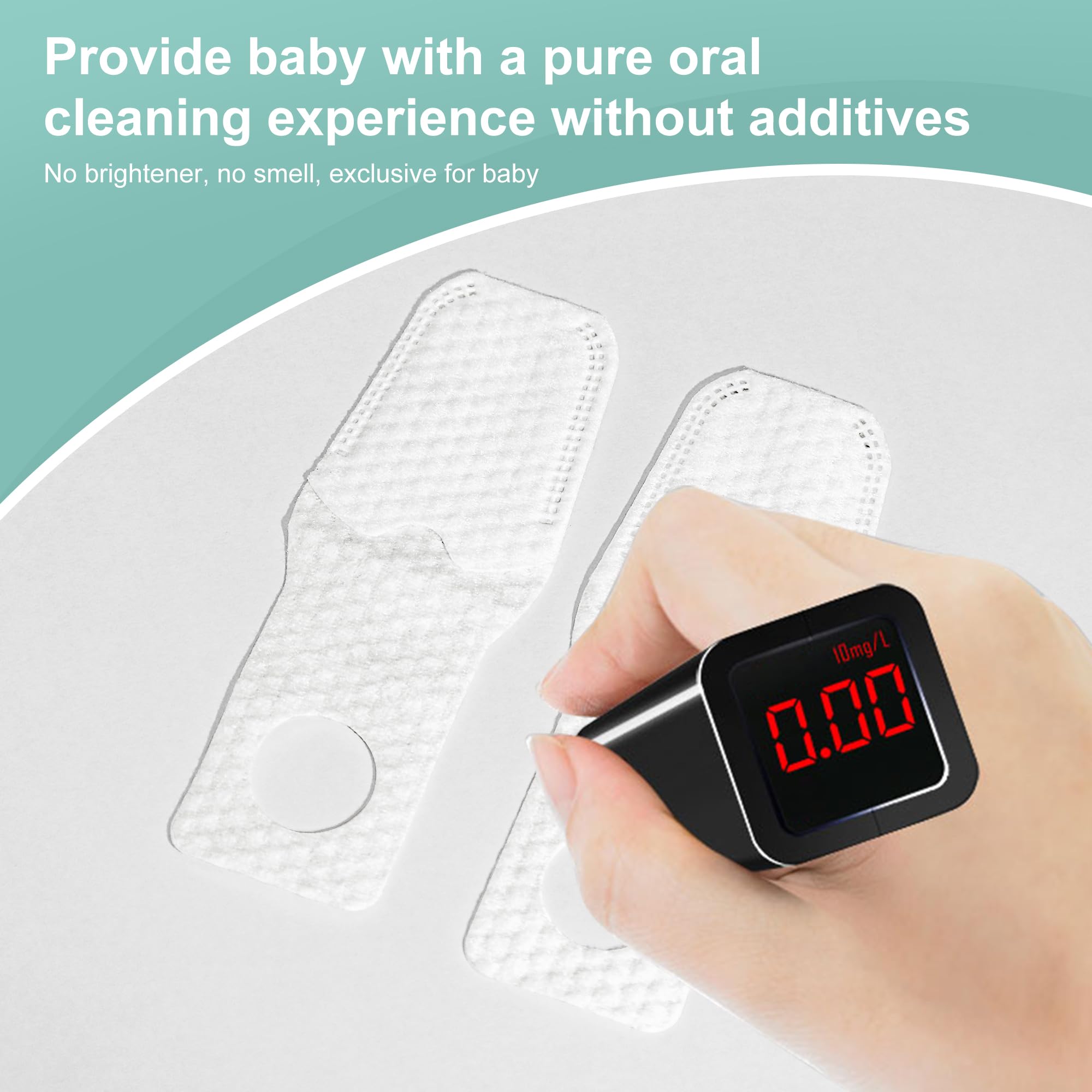 35PCS Polsino per dita baby oral cleaner, Spazzolino neonato spazzola i Denti con le dita per 0-36 mesi toddler cura della bocca del bambino