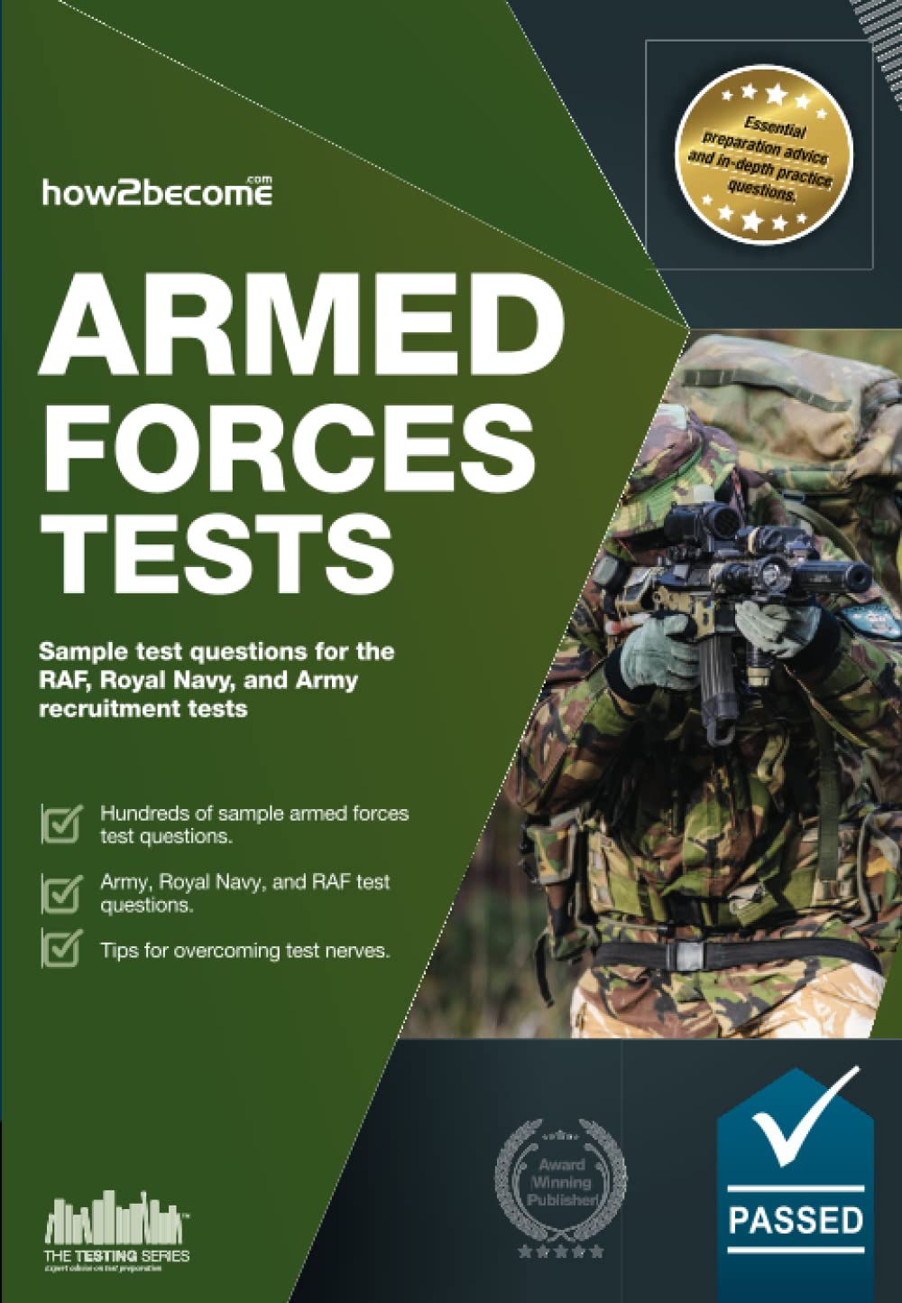 Armed Forces Tests: Sample test questions for the Army, RAF, and the Royal Navy recruitment tests (Testing Series)
