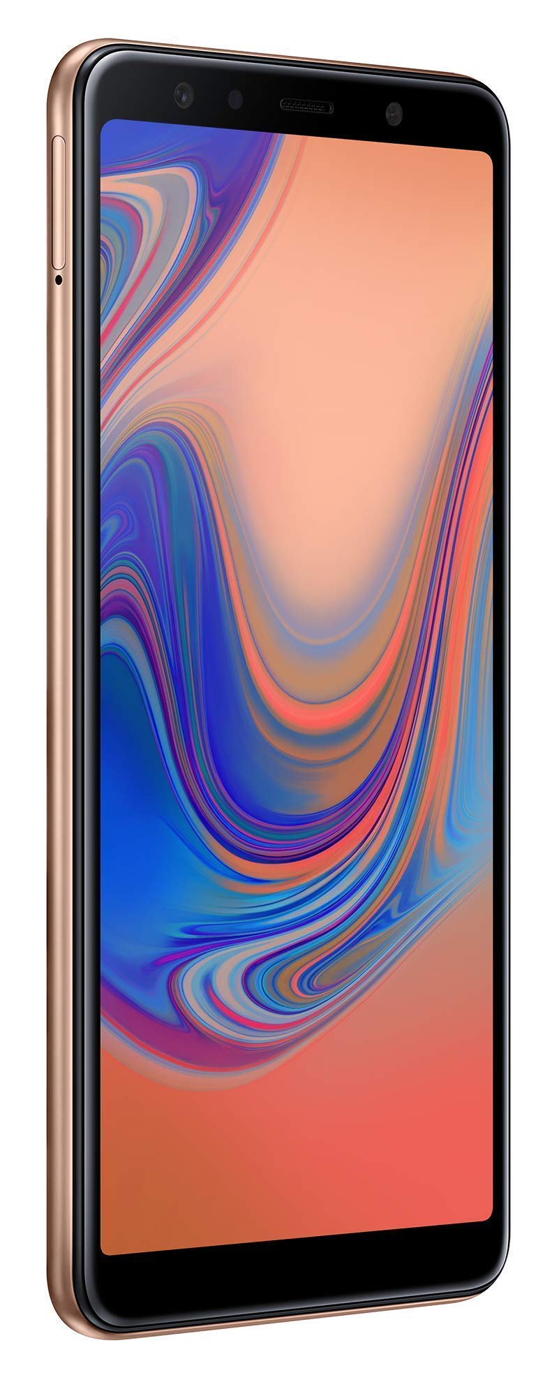 Refurbished) Samsung Galaxy A7 SM-A750FZDDINS (Gold, 4GB RAM, 64GB