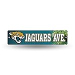 Rico Industries NFL Jacksonville Jaguars 16-Inch Plastic Street Sign Dcor
