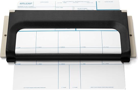 Complete FD-258 Fingerprint Kit with Cardholder