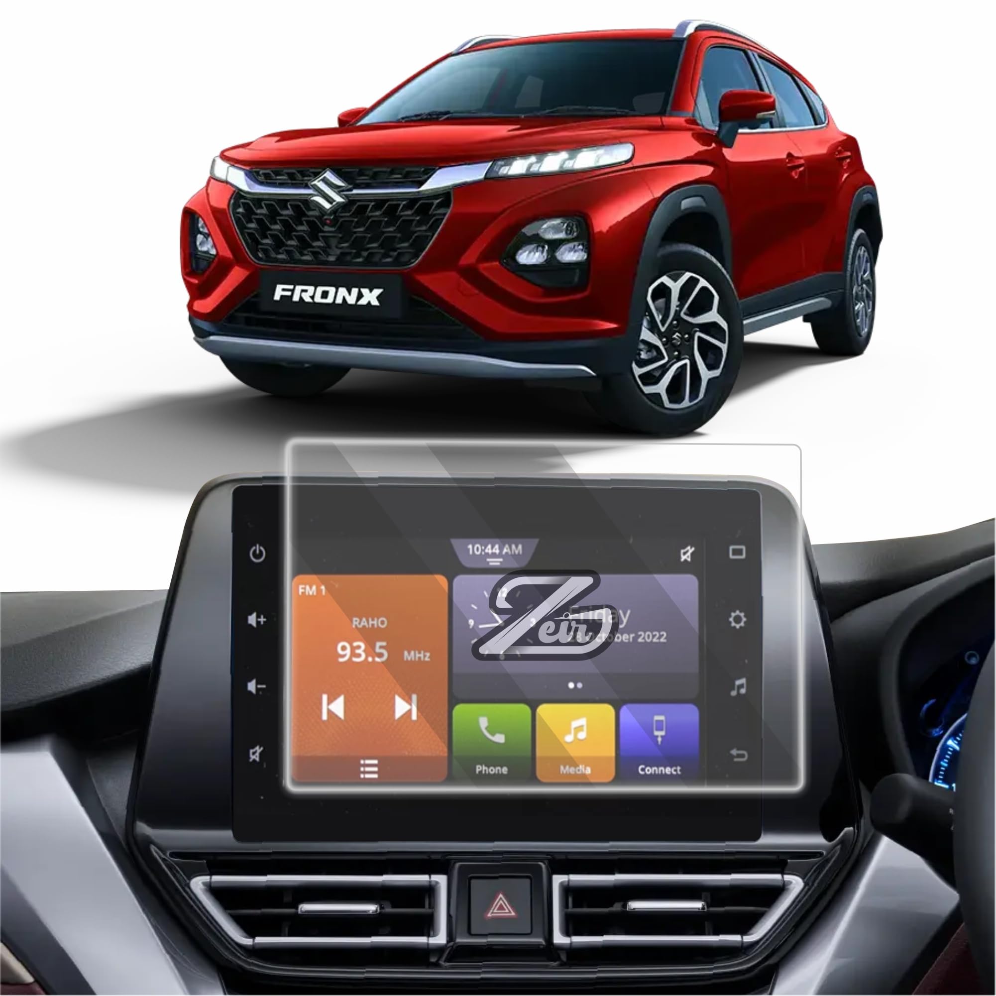 ZEIR Screen Protector For MARUTI SUZUKI FRONX DELTA, DELTA+, ZETA | 7 INCH Infotainment Guard | Anti Scratch & Water Resistant TouchScreen Accessory [Not Tempered Glass] (B0DB7WYHPC) Amazon Price History, Amazon Price Tracker