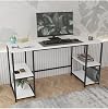 140 * 50 Cm Metal Working Computer Office Desk with Bookcase