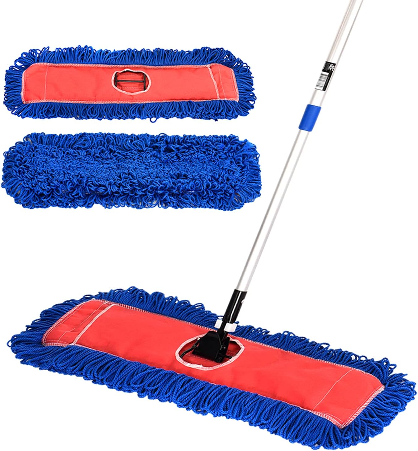 Buy Alpine Industries Heavy Duty Microfiber Mop Set Dry Mop for Dirt Dust for Clean Hardwood