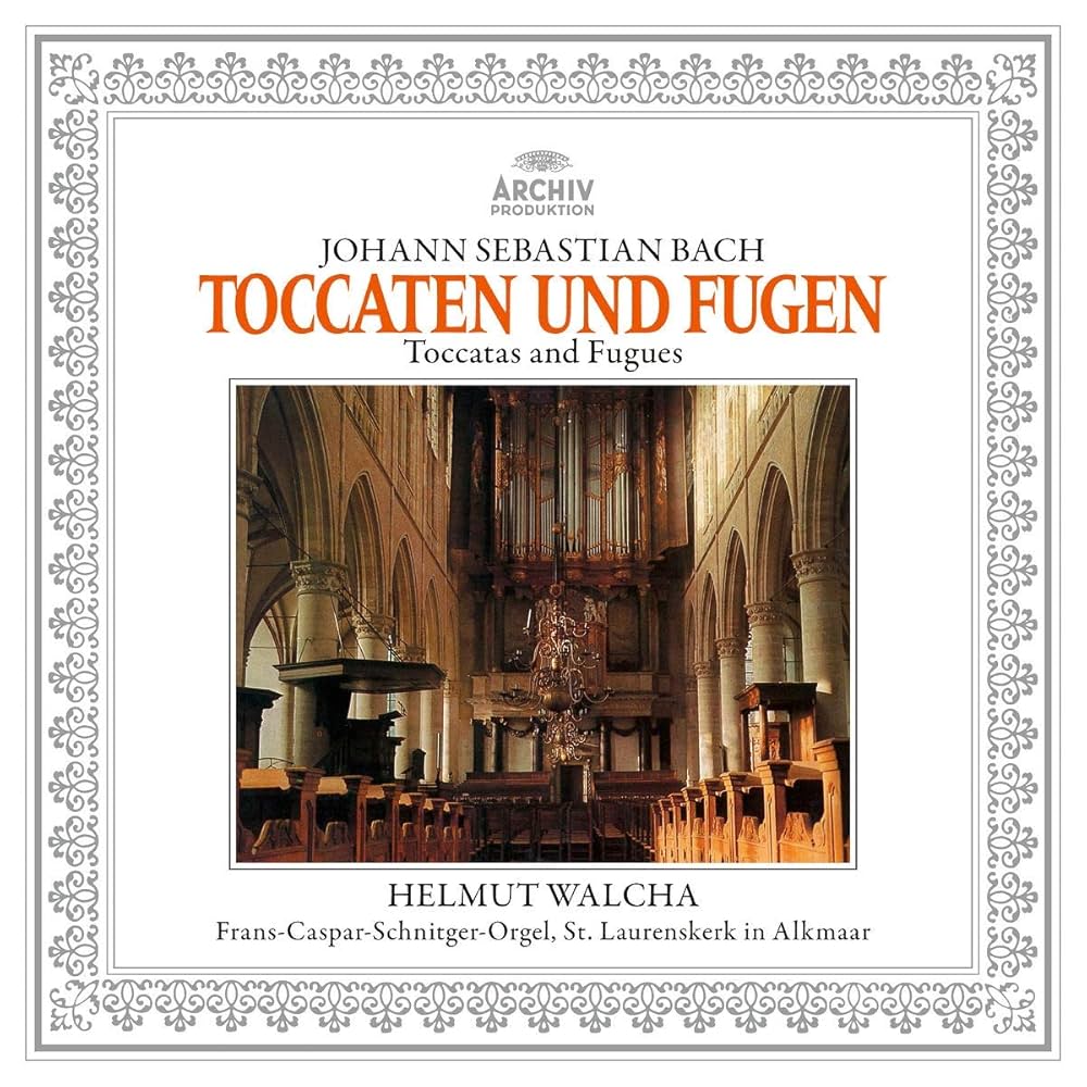 J・S・バッハ　 Toccata & Fuge LP Helmut Walcha - J.S. Bach: Toccata And Fugues - Amazon.com Music