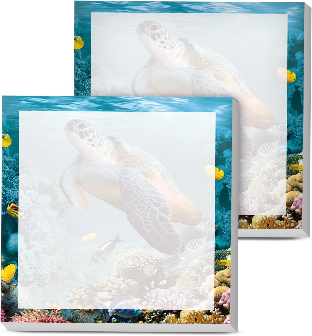 Amazon.com : AOPEFNX Sticky Notes, 2 Pads, 3x3 inches, Cute Colorful ...