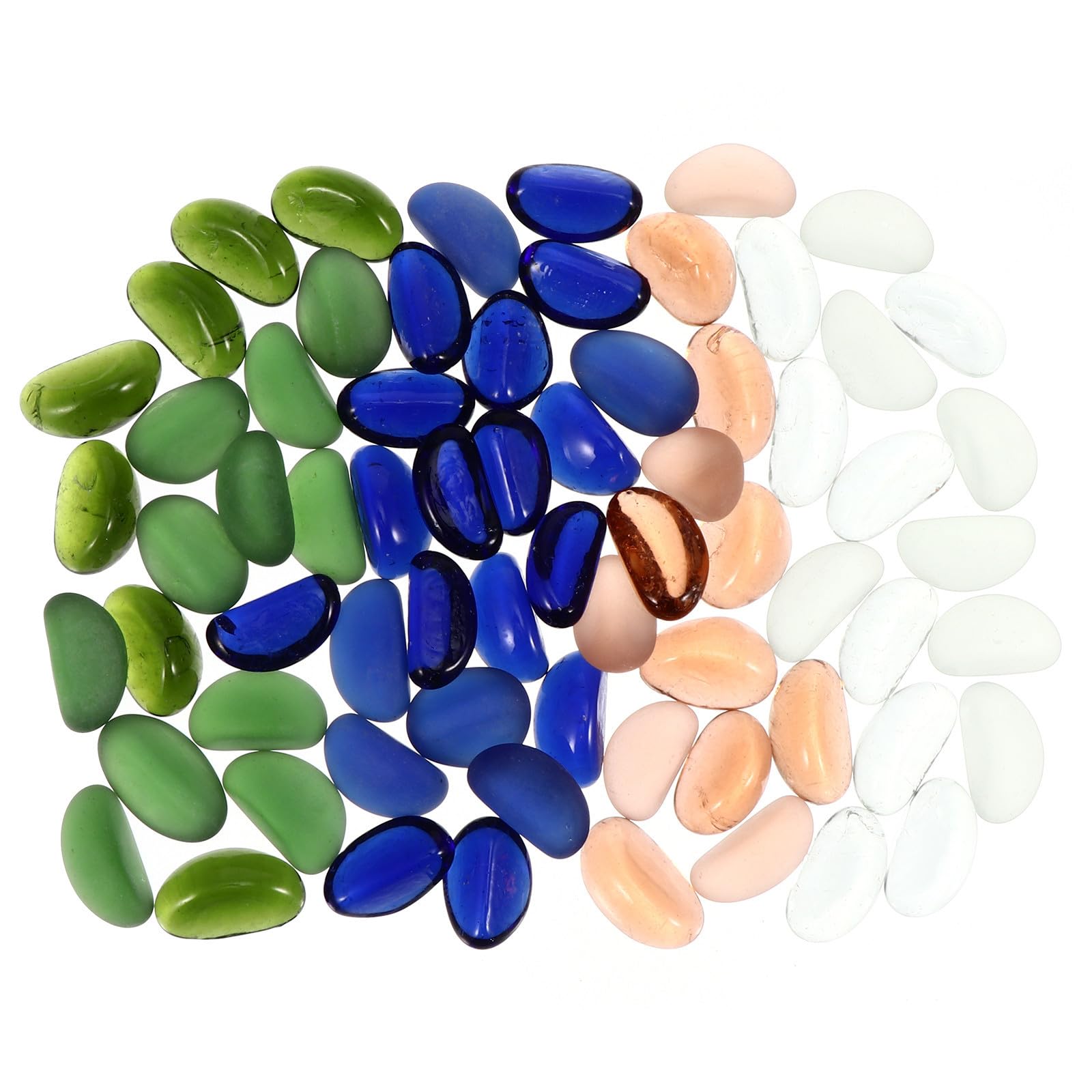 POPETPOP Piedras Decorativas Esmeriladas 1000g, Ideales para Peceras y Jardines Acuáticos